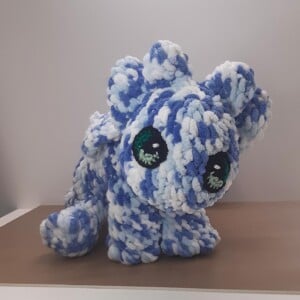 Magische gehaakte Water Dragon! Een zachte knuffel vol dromen! : zacht blanket yarn, kindvriendelijk