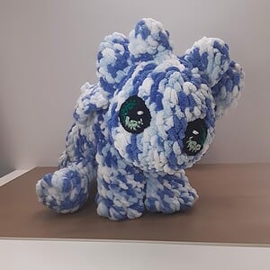 Magische gehaakte Water Dragon! Een zachte knuffel vol dromen! : zacht blanket yarn, kindvriendelijk