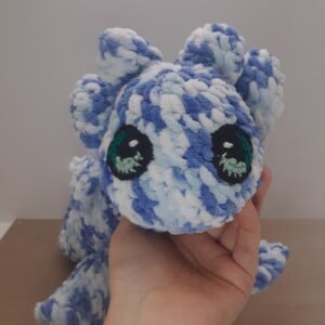 Magische gehaakte Water Dragon! Een zachte knuffel vol dromen! : zacht blanket yarn, kindvriendelijk