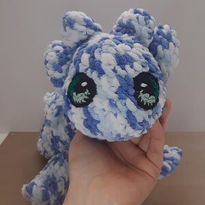 Magische gehaakte Water Dragon! Een zachte knuffel vol dromen! : zacht blanket yarn, kindvriendelijk