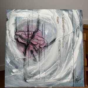 Mixed-media schilderij "Resilience"