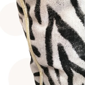 Set van 2 handgemaakte kussens - Zebraprint