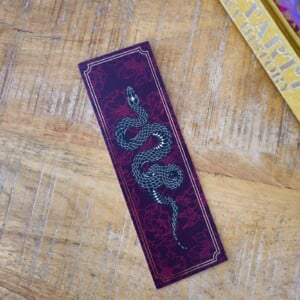 Slang - boekenlegger met rosé goudfolie