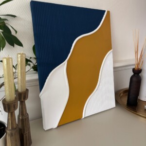 Blauw & Mosterd - Textured Art