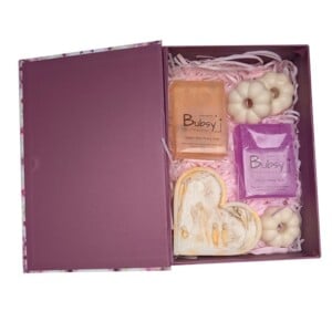 Unieke Bubsy Cadeaubox – Luxe Zeep en Hart Kaars | Handgemaakt, Natuurlijk & Limited Edition Geschenk