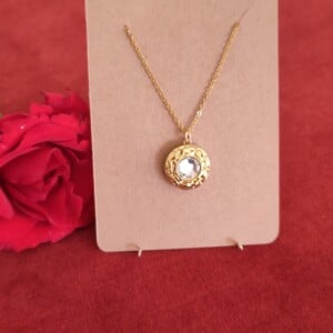 Vintage knoop kettinkje | Mid Century Glamour | 1960s