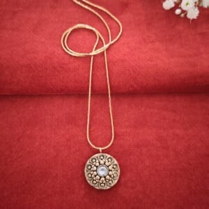 Vintage knoop ketting | Glamorous Art Nouveau | 1970s