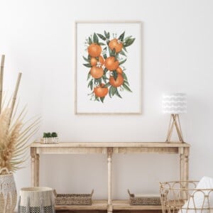 Wall art - A4 - Oranges