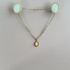 Cabochon met edelsteen Rozenkwarts