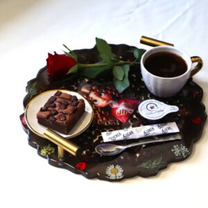 Coffee tray "Thinking"