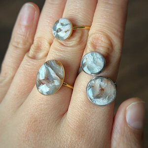 Faux steen ring (3 varianten) verstelbaar