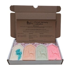 Forest Harmony Cadeaubox – Handgemaakte Hert Kaarsen Set
