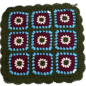Gehaakt Granny Square kussenhoes