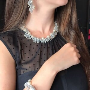 Juwelenset zilver handgemaakt