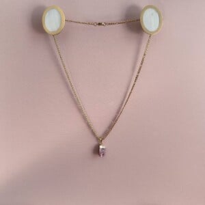 Ketting met edelsteen Aardbeienkwarts