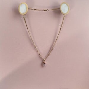 Ketting met edelsteen Rozenkwarts