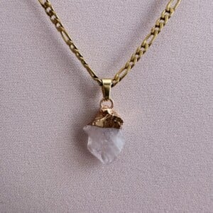 Ketting met edelsteen Rozenkwarts