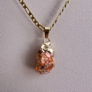 Ketting met edelsteen Zonnesteen