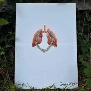 Kunst canvas print, Jou Sier"Raad Long, (100x100 versie 3)