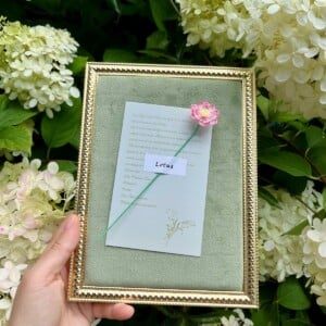 Micro Gehaakte Lotus Boekenlegger