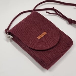 Mila – handgemaakte schoudertas van koord