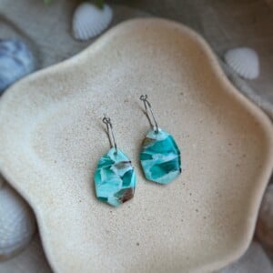 Oceaan oorbellen faux steen I