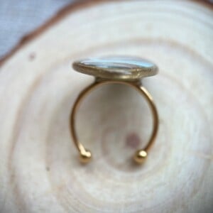 Oceaan ring faux steen III- verstelbaar