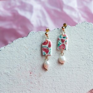 Oorbellen | Watermeloen klein