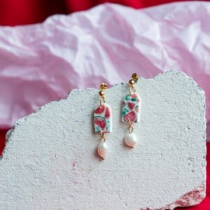 Oorbellen | Watermeloen klein