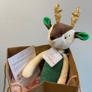 Pre-Loved knuffel Bess rendier knuffeldier