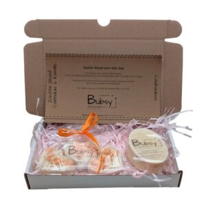 Zachte Gloed Zeepenset – Handgemaakte Calendula & Kamille Zeepjes voor Handen & Douche