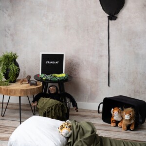 Ballon van stof | Donker groen