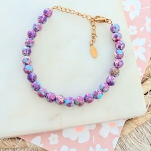 Coloursplash armband paars