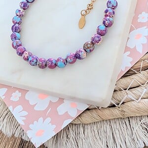 Coloursplash armband paars