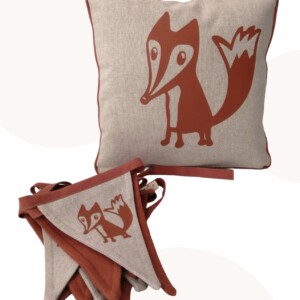 Decoratieset Vosje Spencer – handgemaakt