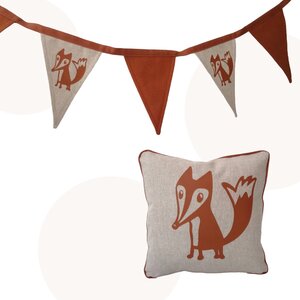 Decoratieset Vosje Spencer – handgemaakt