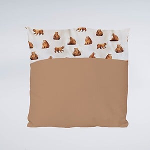 Gepersonaliseerd kussen Mama bear | Bruin / Beren sierkussen met naam en/of geboortedatum (optioneel)