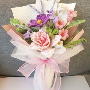 Handgemaakte gehaakte bloemen 1