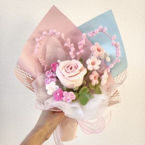 Handgemaakte gehaakte bloemen