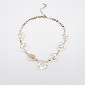 Ketting met Stenen Gevuld met Echt Gipskruid (The Classics)