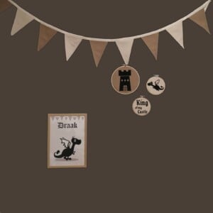 King of my Castle – Grote Ridder & Draken Decoratieset