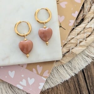 Little hearts oorbellen - 3 verschillende kleuren