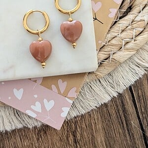 Little hearts oorbellen - 3 verschillende kleuren