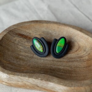 Oorbellen | Emerald Night 3 pieces