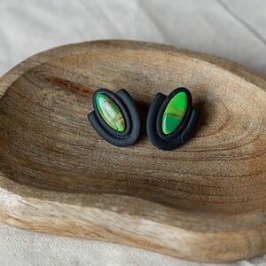 Oorbellen | Emerald Night 3 pieces