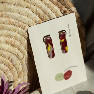 Oorbellen | Steen long oorsteker