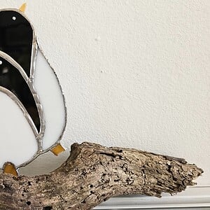 Pinguïns. Glas in lood/ tiffany
