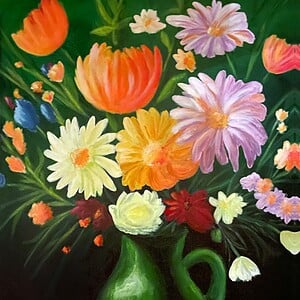 Poster Floral Midnight poster