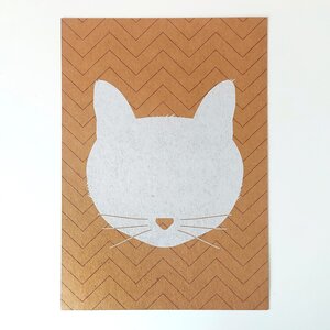 Set van 3 Cat Purr Meow katten posters A3