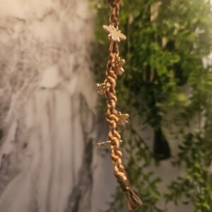 Sleutelhanger met bijen bedels